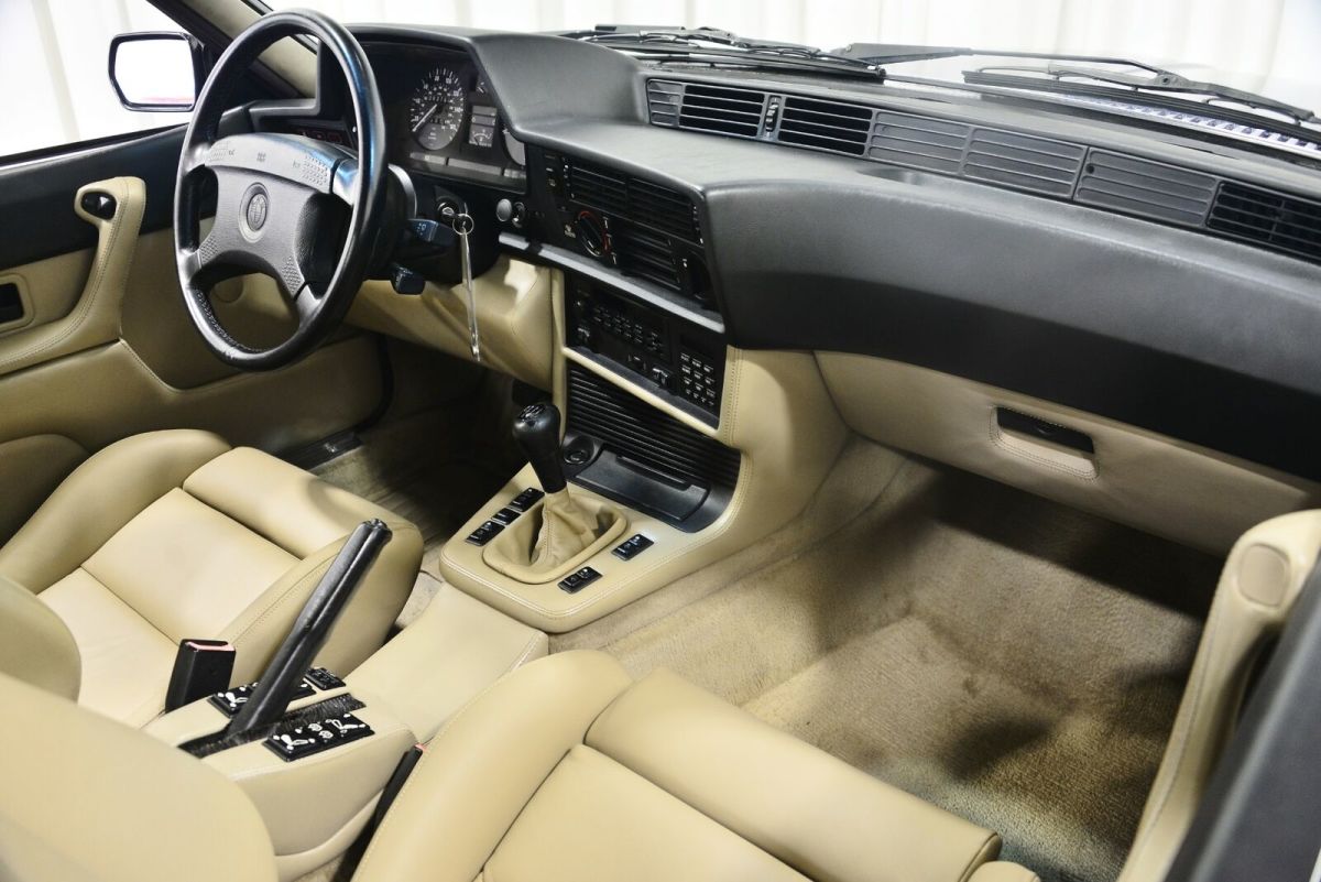 1988 Red BMW M6 Coupe