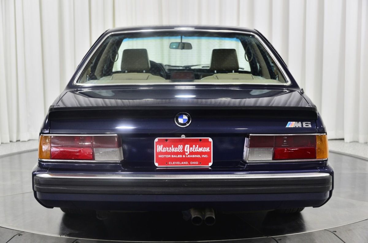 1988 Red BMW M6 Coupe
