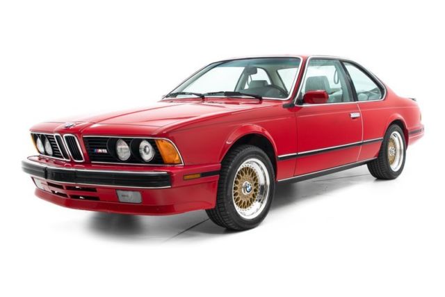 1988 Red BMW M6 Coupe