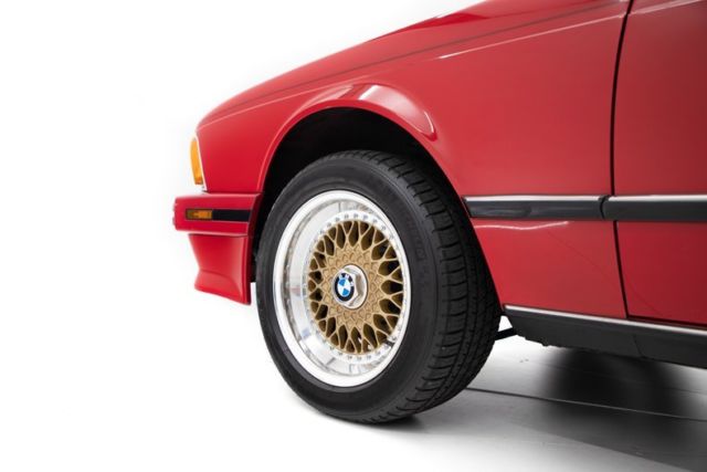 1988 Red BMW M6 Coupe