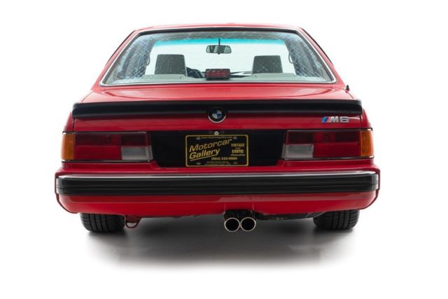 1988 Red BMW M6 Coupe