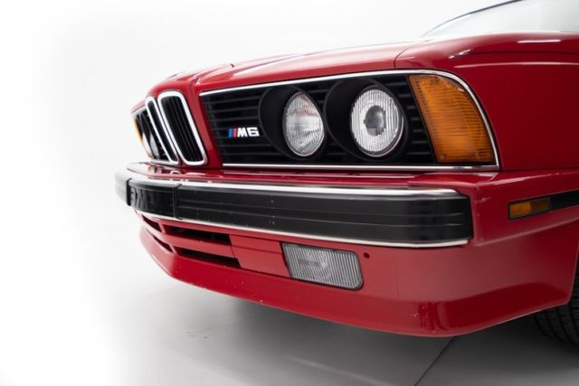 1988 Red BMW M6 Coupe