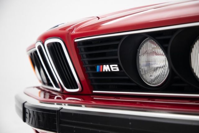 1988 Red BMW M6 Coupe