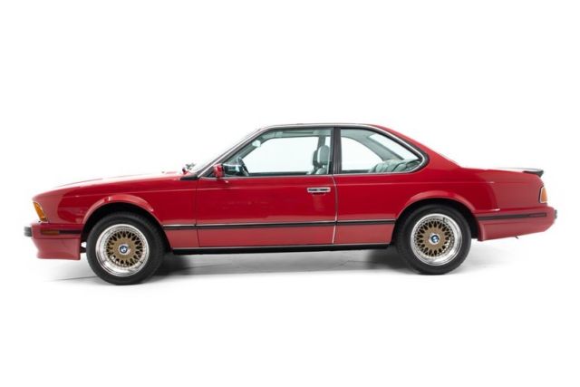 1988 Red BMW M6 Coupe