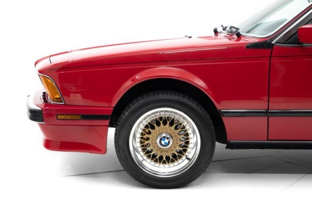 1988 Red BMW M6 Coupe