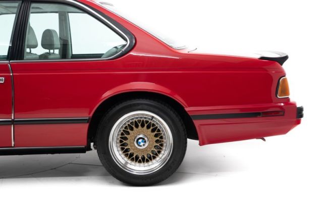 1988 Red BMW M6 Coupe