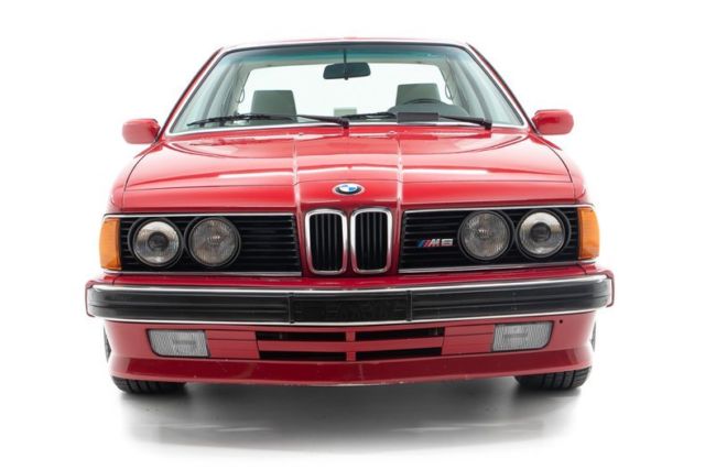 1988 Red BMW M6 Coupe