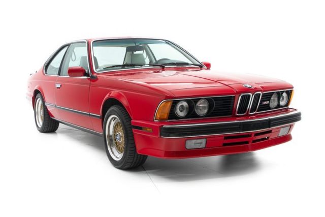 1988 Red BMW M6 Coupe