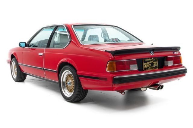 1988 Red BMW M6 Coupe
