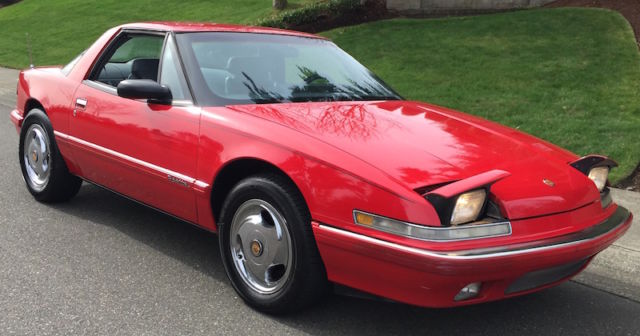 1988 Red Buick Reatta Coupe