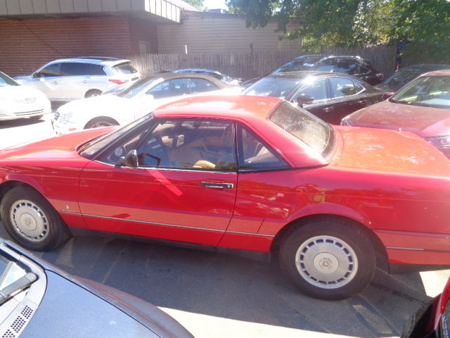 1988 Red Cadillac Allante Convertible