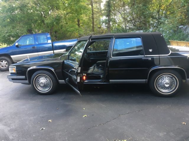 1988 Black Cadillac DeVille Sedan