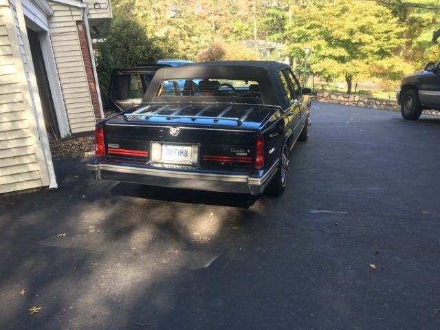 1988 Black Cadillac DeVille Sedan