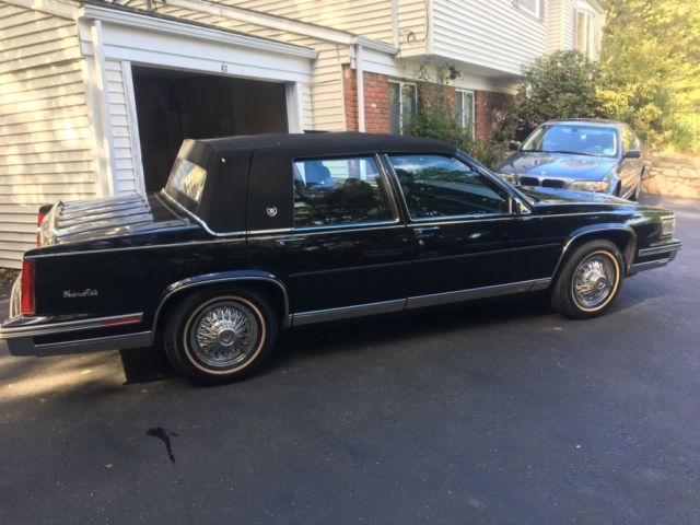 1988 Black Cadillac DeVille Sedan