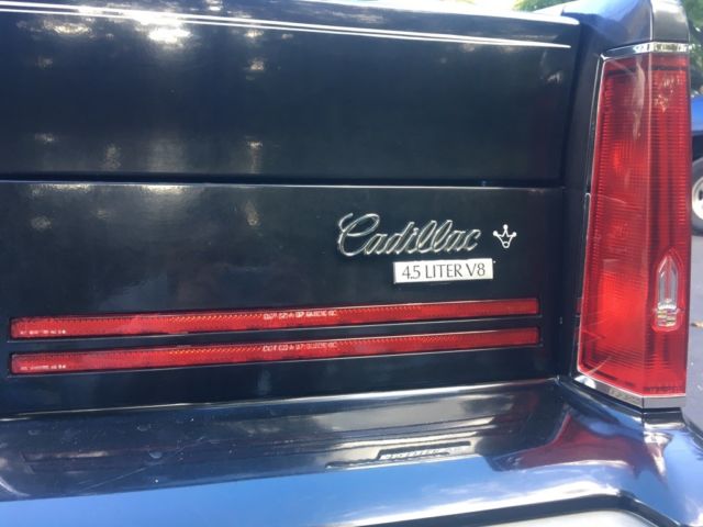 1988 Black Cadillac DeVille Sedan