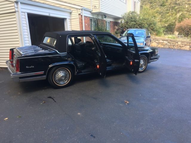 1988 Black Cadillac DeVille Sedan