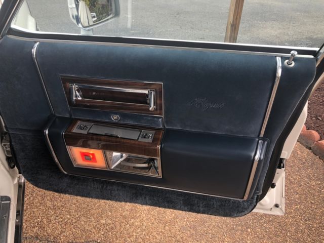 1988 White Cadillac Brougham Sedan