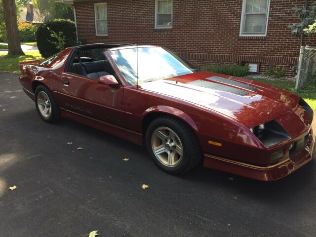 1988 Flame Red Metallic Chevrolet Camaro Coupe T-top