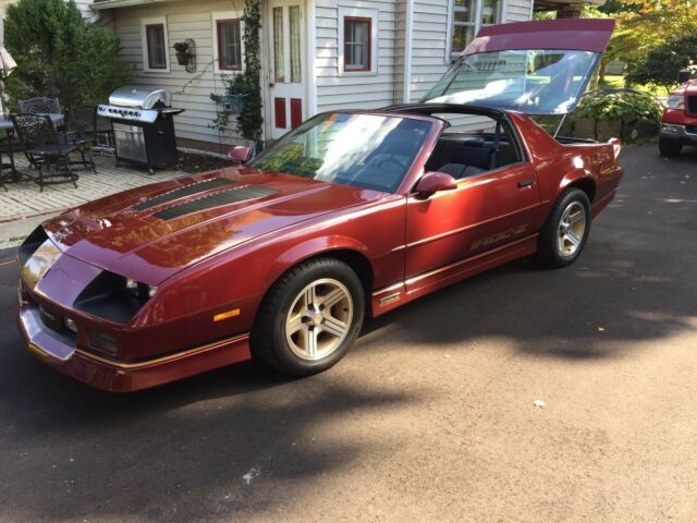 1988 Flame Red Metallic Chevrolet Camaro Coupe T-top