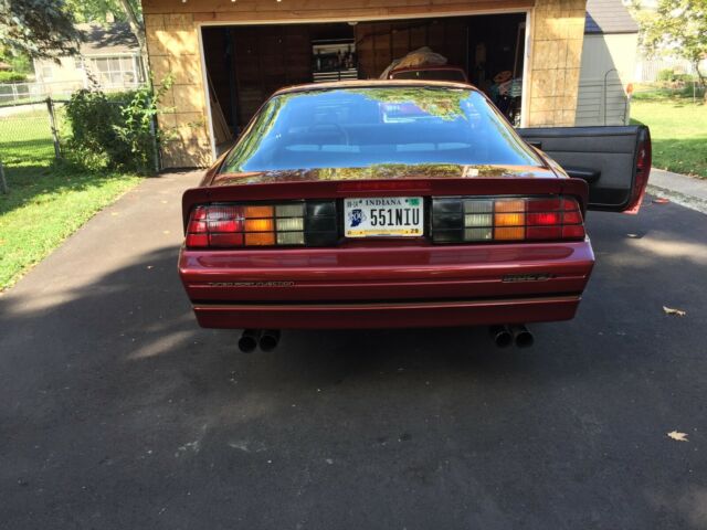 1988 Flame Red Metallic Chevrolet Camaro Coupe T-top