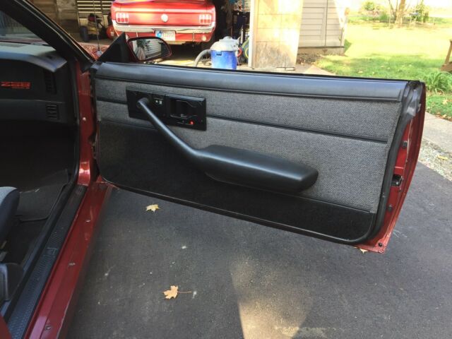 1988 Flame Red Metallic Chevrolet Camaro Coupe T-top