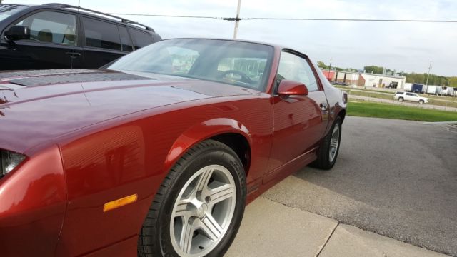 1988 Burgundy Chevrolet Camaro Coupe