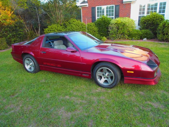 1988 Burgundy Chevrolet Camaro Coupe