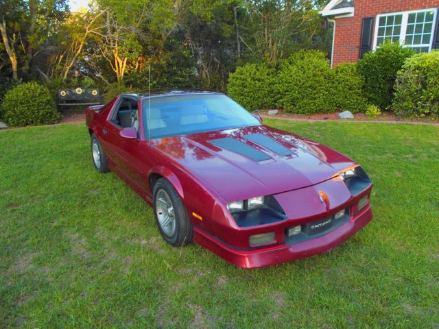 1988 Burgundy Chevrolet Camaro Coupe