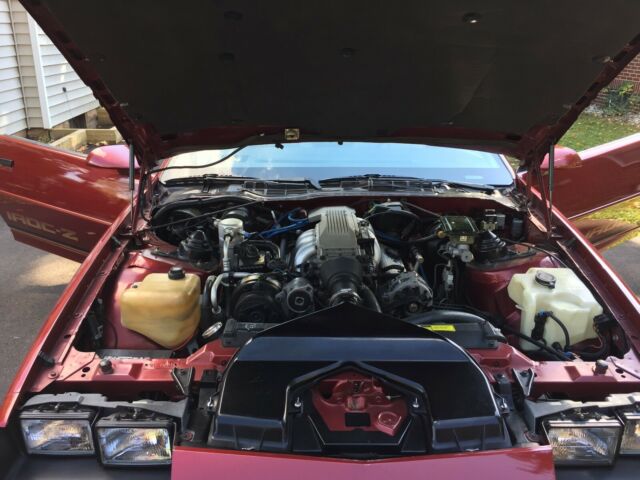 1988 Flame Red Metallic Chevrolet Camaro Coupe T-top