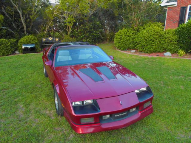1988 Burgundy Chevrolet Camaro Coupe