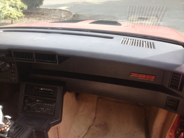 1988 Orange Chevrolet Camaro Coupe