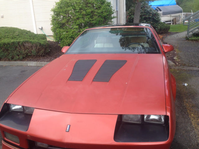 1988 Orange Chevrolet Camaro Coupe