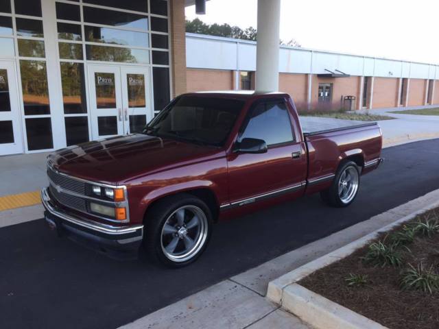 1988 Burgundy Chevrolet C/K Pickup 1500