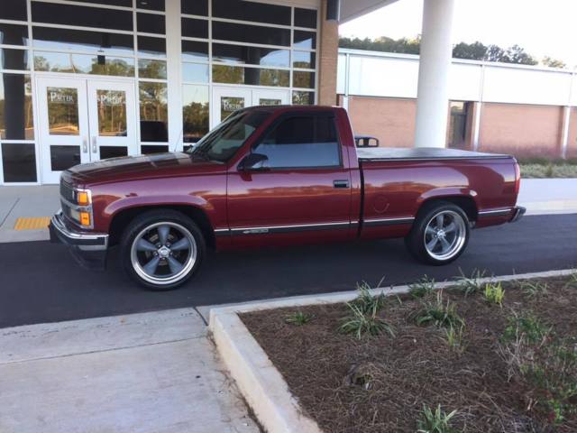 1988 Burgundy Chevrolet C/K Pickup 1500