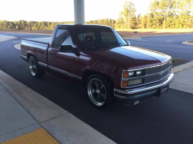 1988 Burgundy Chevrolet C/K Pickup 1500