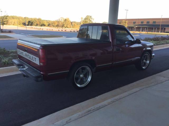 1988 Burgundy Chevrolet C/K Pickup 1500