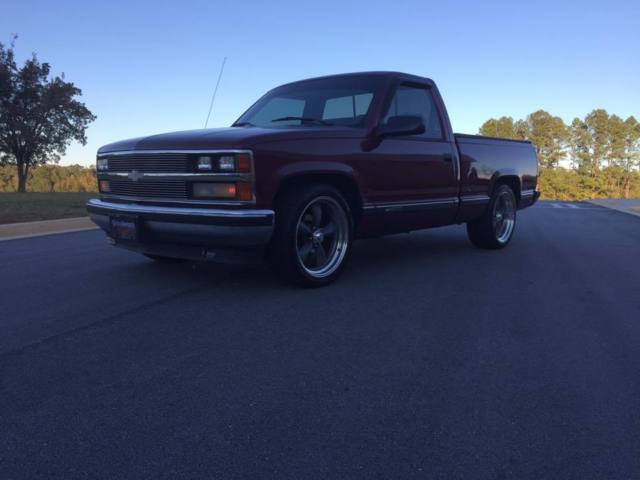 1988 Burgundy Chevrolet C/K Pickup 1500