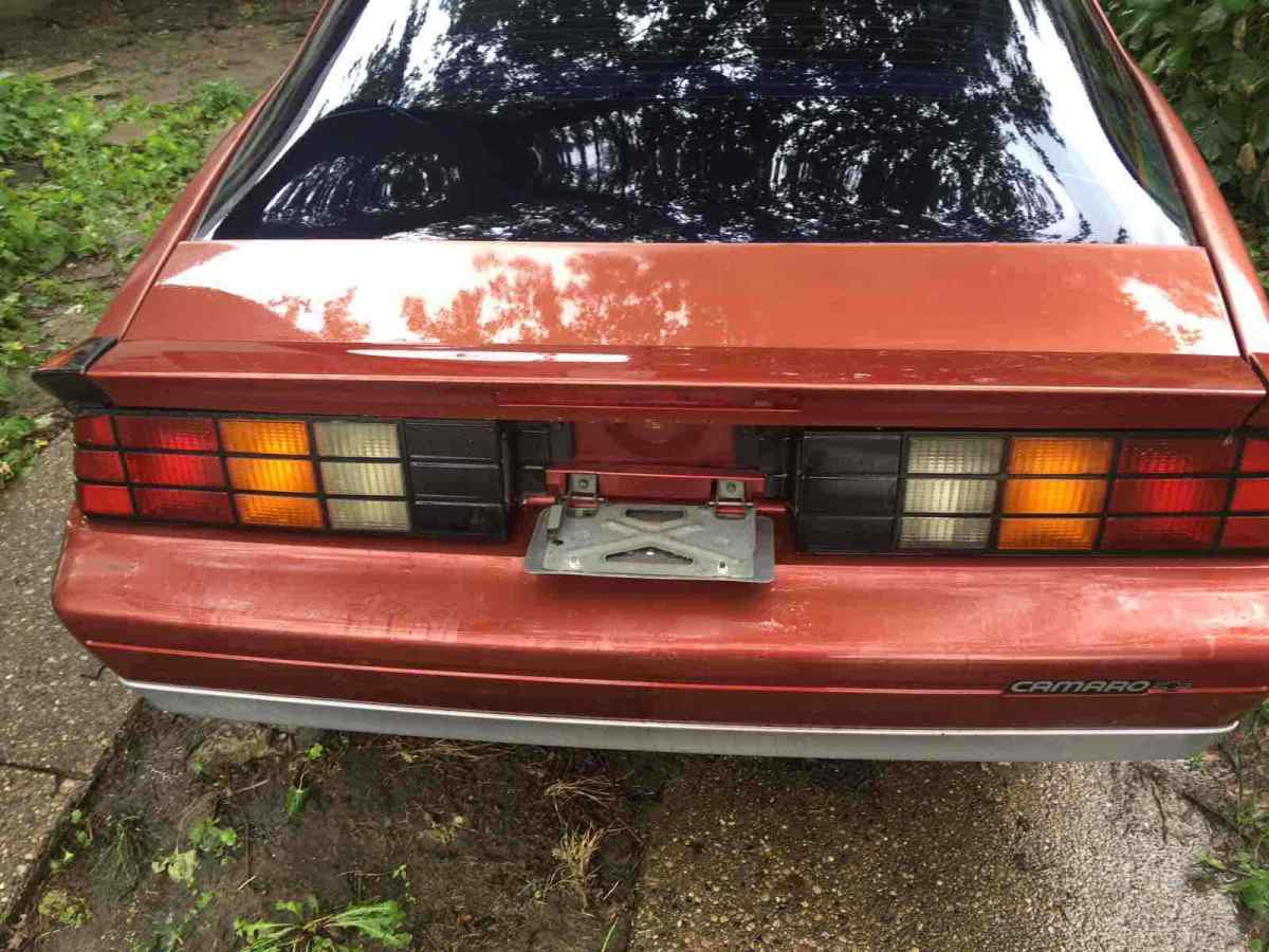 1988 Red Chevrolet Camaro Hatchback