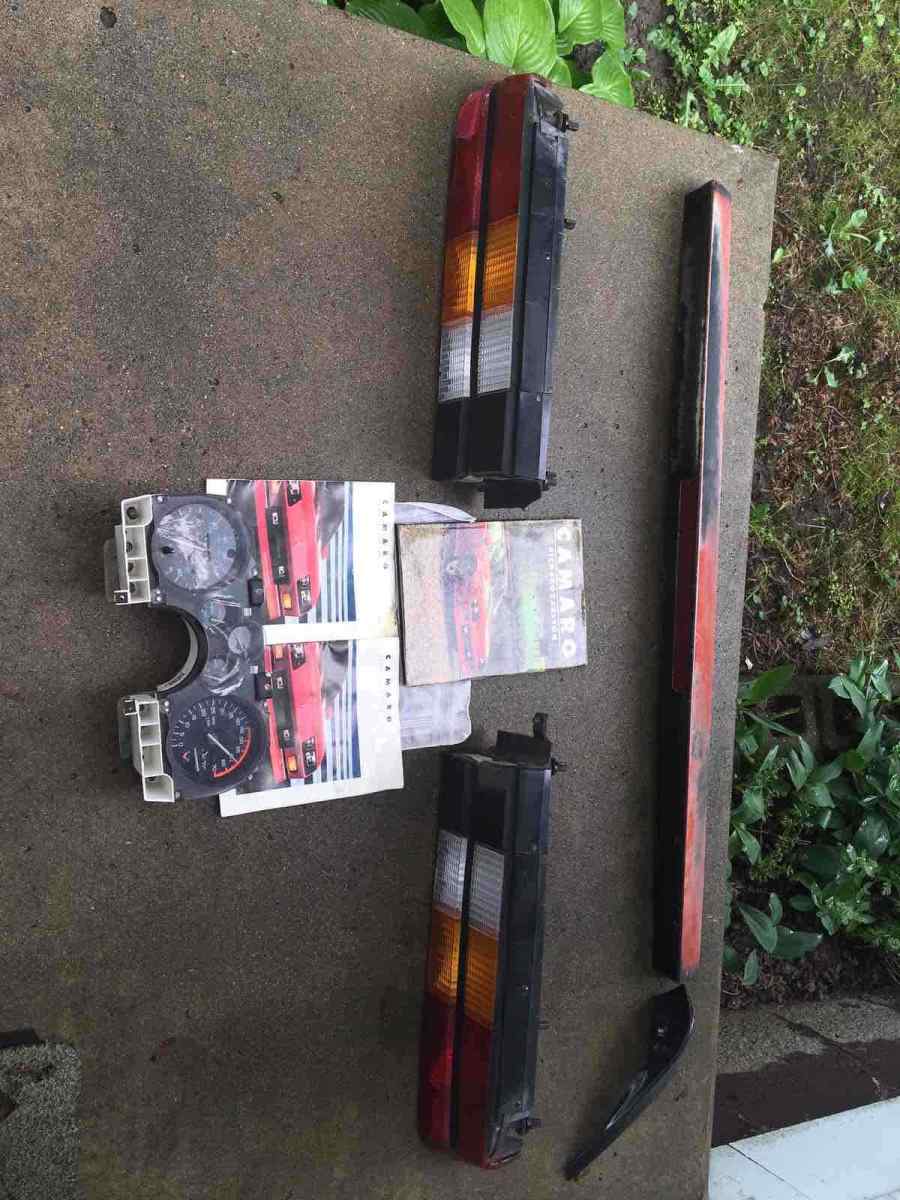 1988 Red Chevrolet Camaro Hatchback