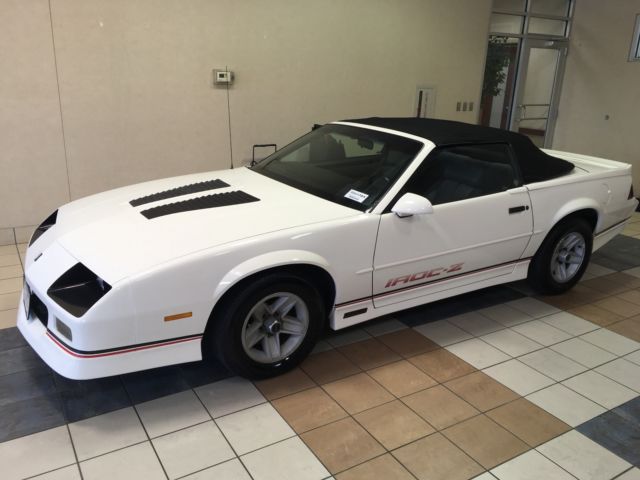 1988 White Chevrolet Camaro Convertible