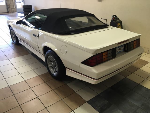 1988 White Chevrolet Camaro Convertible