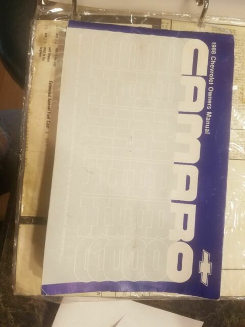 1988 Flame Red Metallic Chevrolet Camaro Coupe T-top