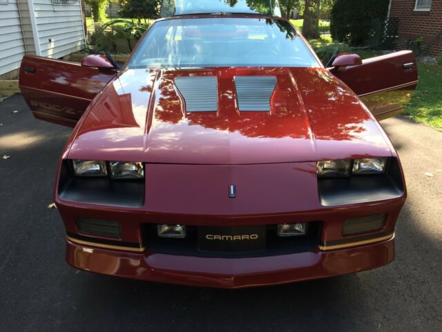 1988 Flame Red Metallic Chevrolet Camaro Coupe T-top