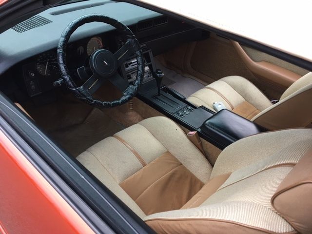 1988 Medium Orange Metallic  Chevrolet Camaro Convertible