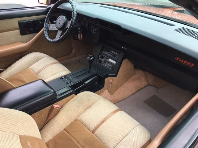 1988 Medium Orange Metallic  Chevrolet Camaro Convertible