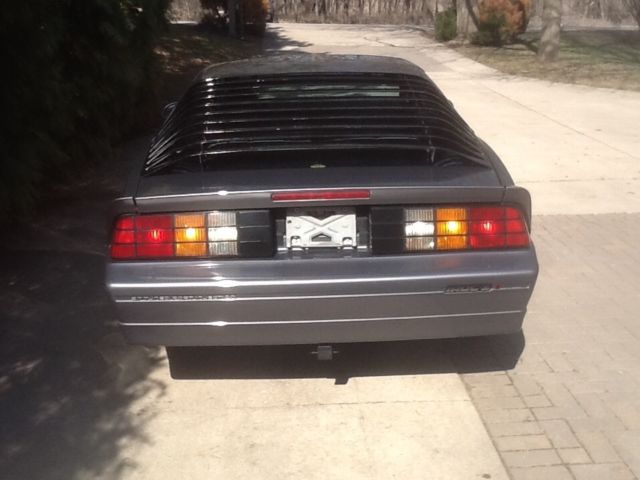 1988 Black Chevrolet Camaro Convertible