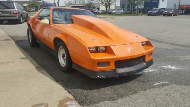 1988 Orange Chevrolet Camaro Hatchback