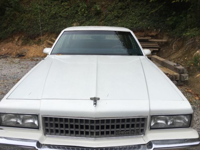 1988 White Chevrolet Caprice Coupe