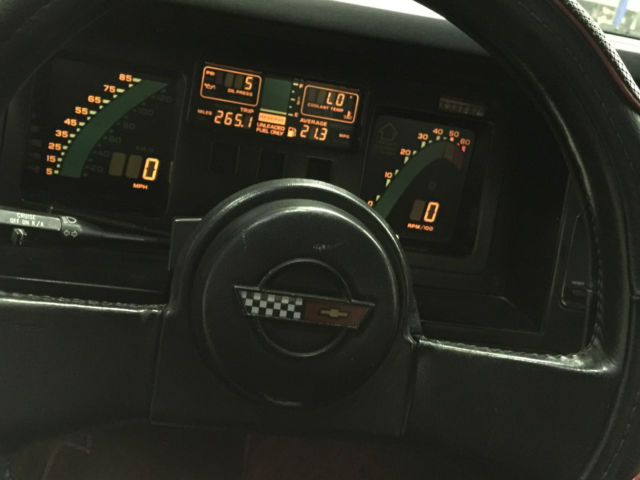 1988 Burgundy Chevrolet Corvette Convertible