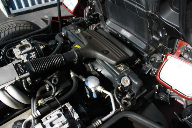 1988 Red Chevrolet Corvette Convertible